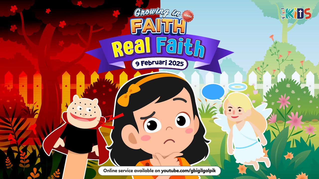 GILGAL KIDS Online Service - 9 Februari 2025 | REAL FAITH