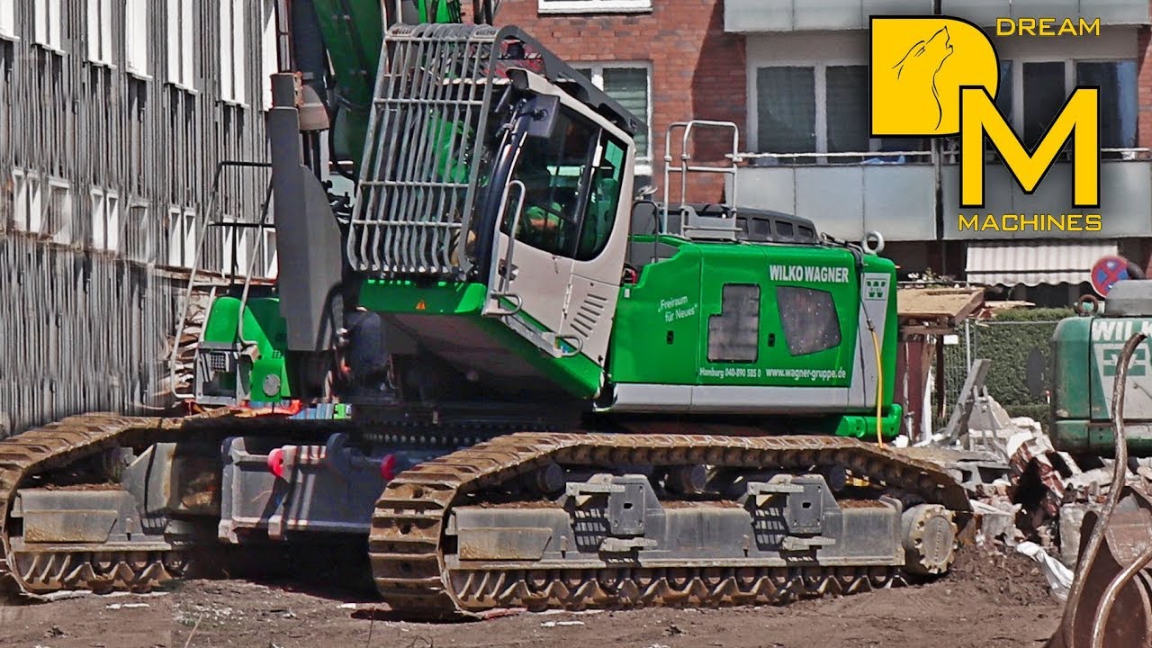 LIEBHERR R960 Demolition LONGFRONT BAGGER ABBRUCH BAUSTELLE KOMATSU PC210 DREAM MACHINES
