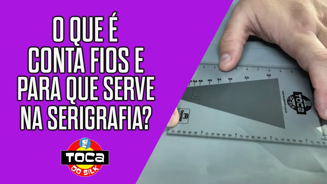 O QUE É CONTA FIOS E PARA QUE SERVE NA SERIGRAFIA?