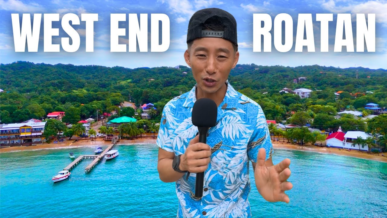 Así es West End, la zona MÁS TURÍSTICA de Roatan, Honduras 🇭🇳🏝️