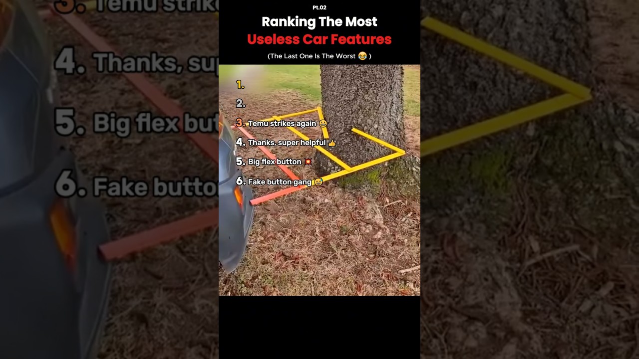 Ranking the Funniest Useless Car Features 🚗🤯 Pt.02