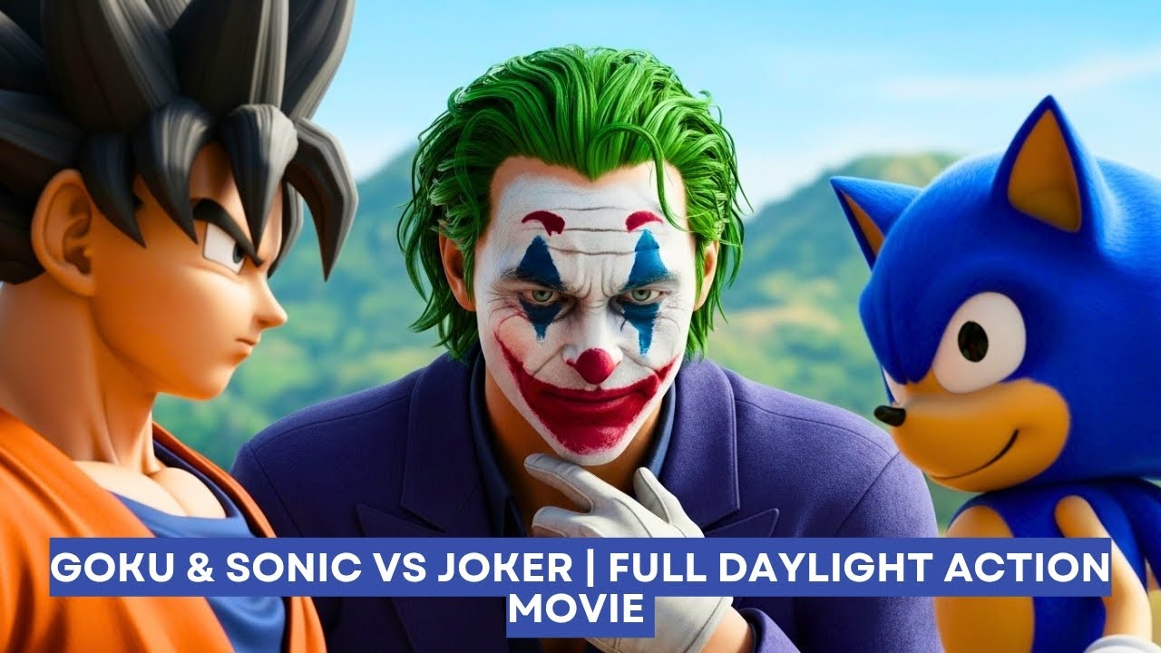 Goku & Sonic vs Joker Full Daylight Action Movie #superhero #goku #sonic #joker #shortfilm #marvel 😜