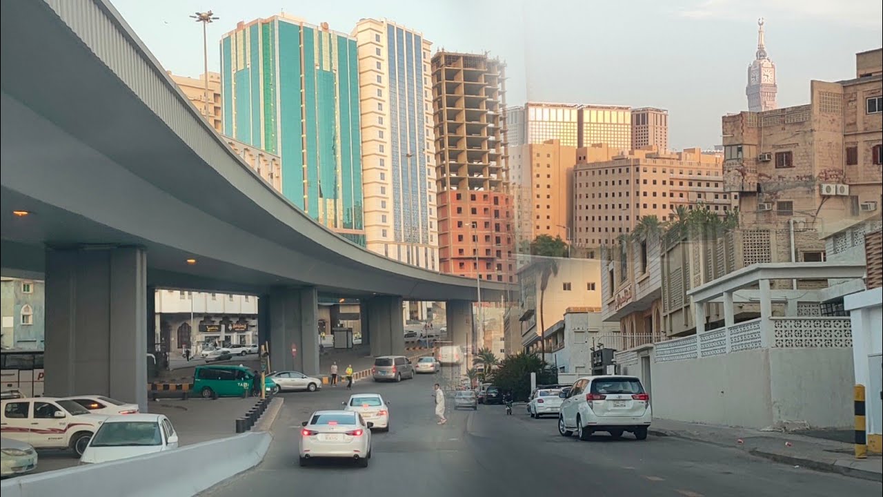 جولة في شوارع مكة المكرمة من النزهة وإلى حي جبل النور