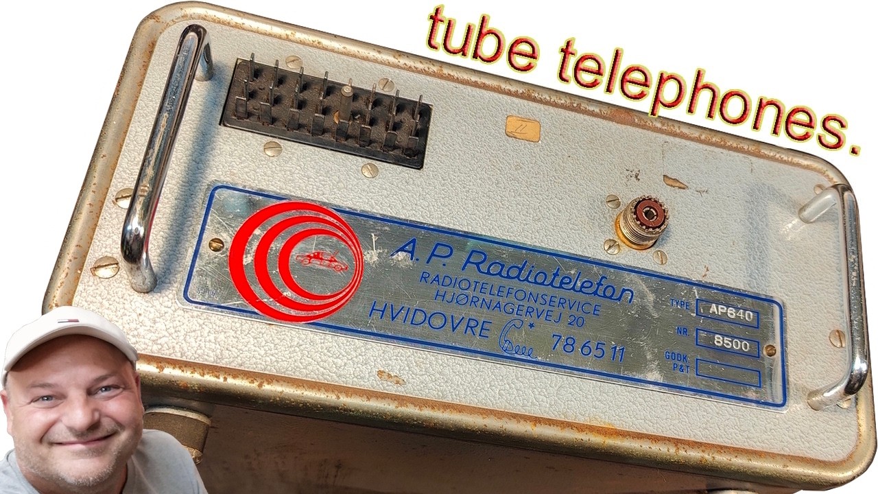 AP Radiotelefon car telephone model 615 616 565 640 from 1961