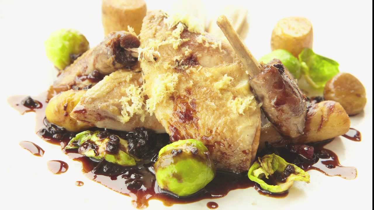 Michelin Star chef  André Garrett prepares Mackerel, Partridge and Baked Apple recipes
