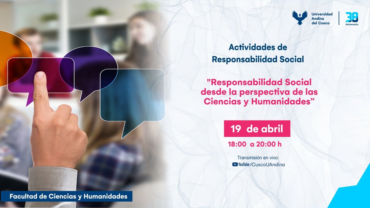 19 ABR - CICLO DE CONFERENCIAS POR 38 ANIVERSARIO INSTITUCIONAL - FACULTAD DE CIENCIAS Y HUMANIDADES