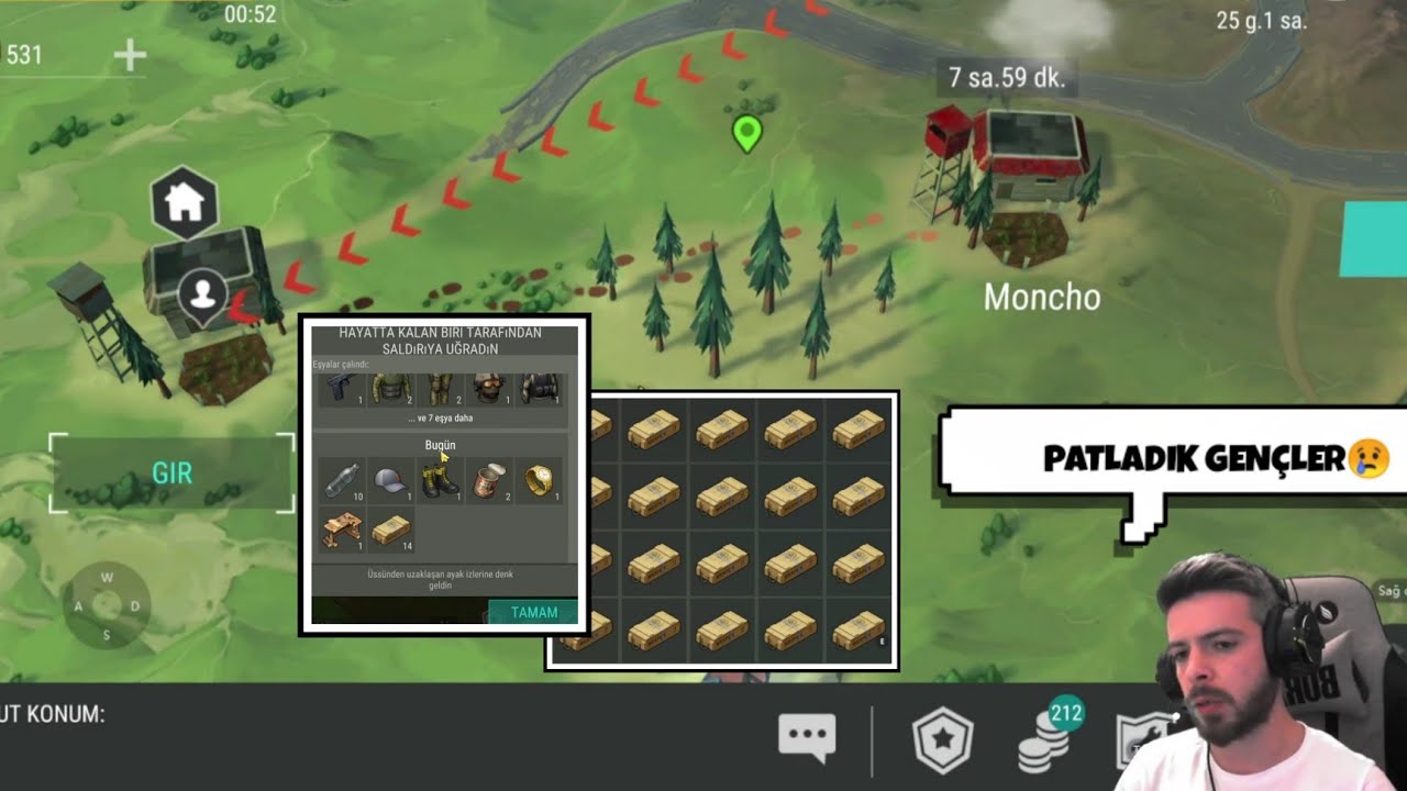 RAİD BASE MONCHO - ZULAMI PATLATMIŞLAR - SİLAH SANDIKLARIM😠 - BU NASIL REVENGE - LAST DAY ON EARTH