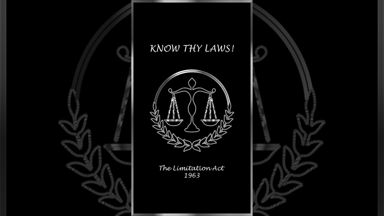 The Limitation Act, 1963 - 50 