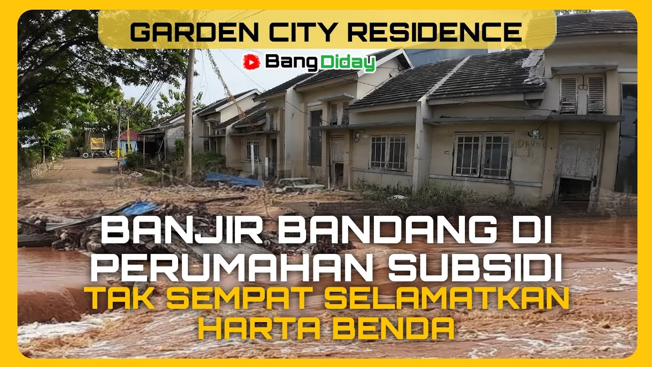 Setelah Diterjang Banjir, Bagaimana Kondisi Perumahan Garden City Residence, Periuk Tangerang?