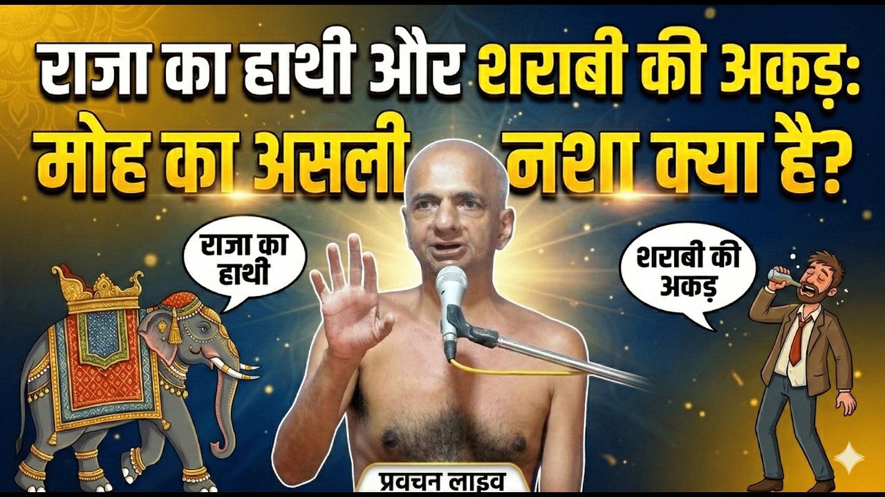 🐘 राजा का हाथी और एक शराबी की ये कहानी सुनकर दंग रह जाएंगे! 🐘26 february 2026 pravachan