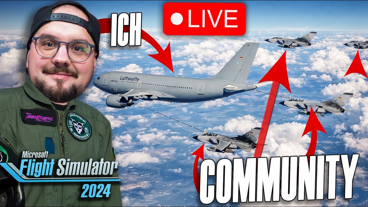 Ihr könnt bei mir auftanken! ACHTUNG KC-135 Mod herunterladen | !mitfliegen !Twitch !MSFS2024