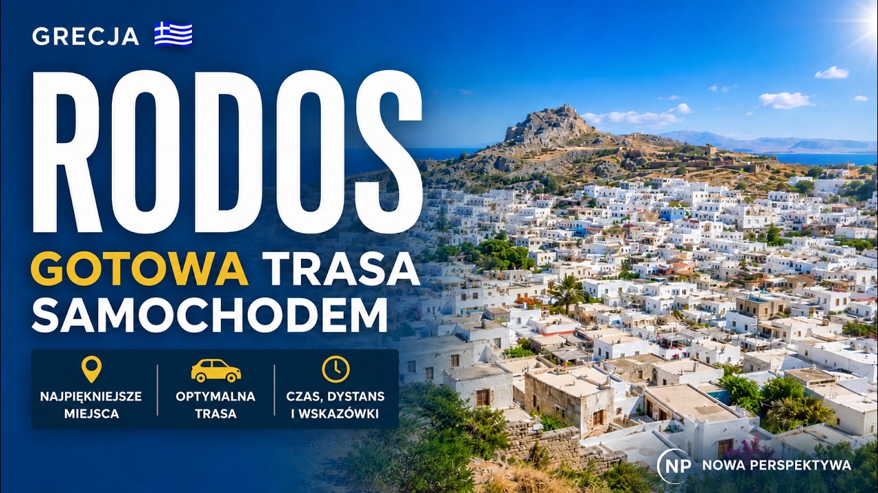 Gotowa trasa samochodem po Rodos | Start z White Dreams Resort Faliraki | Blog Trener w terenie #18