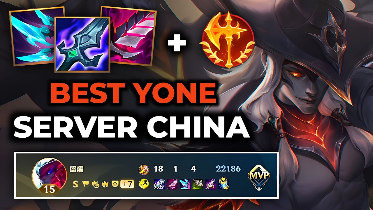 Yone Jungle Wild Rift China - Build Runes Guide Patch 7.0c - Gameplay Yone Season 20