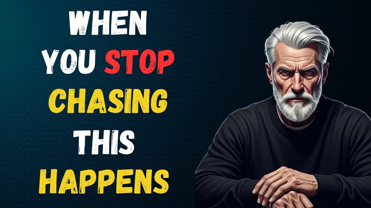 When She Realizes You Stopped Chasing Her&hellip; (Stoic Reaction Explained)