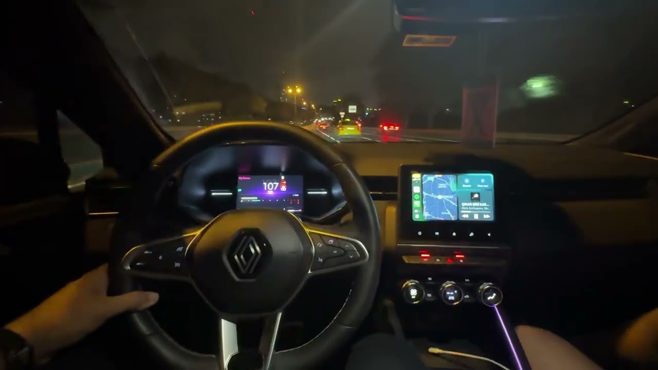 clio alpine gece sürüş.. 