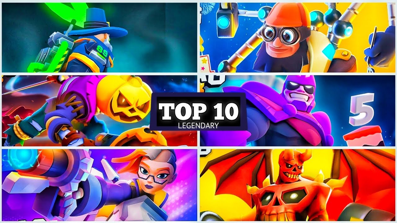 Top 10 Most Powerful Legendary Characters in FRAG Pro Shooter