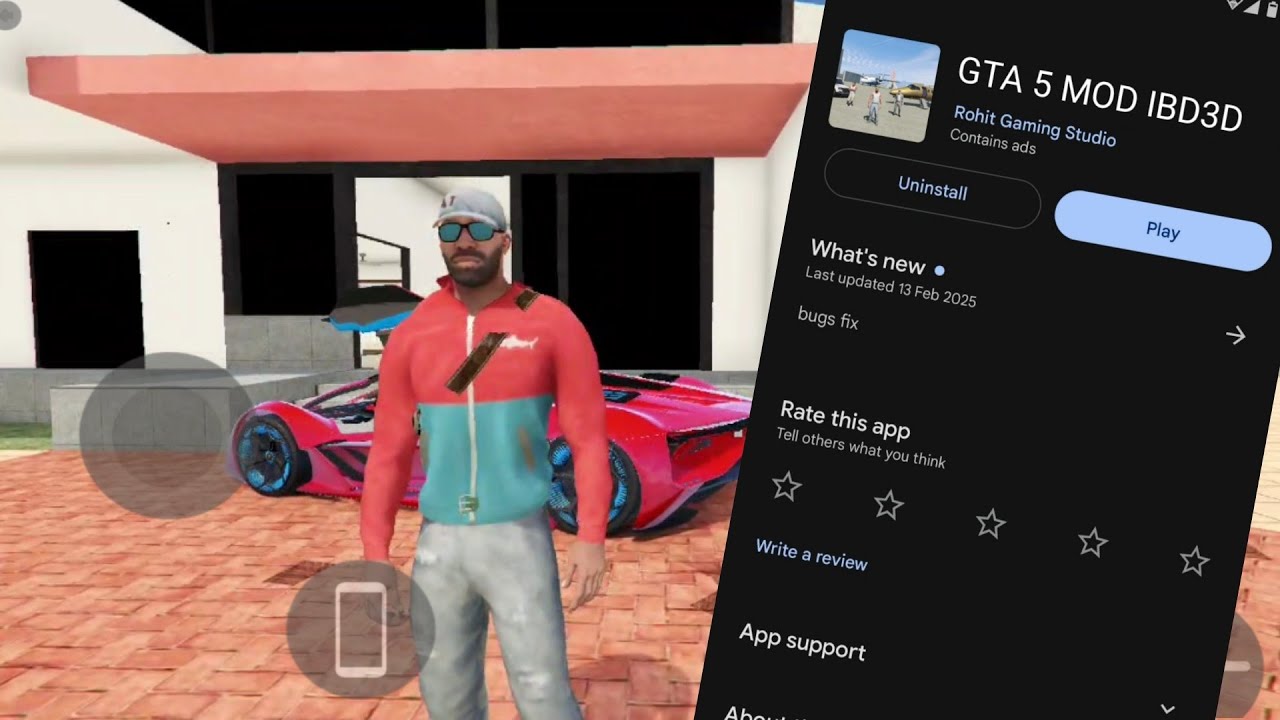 Finally I Found GTA 5 Mod Game In Play Store - Indian Bikes Driving 3D