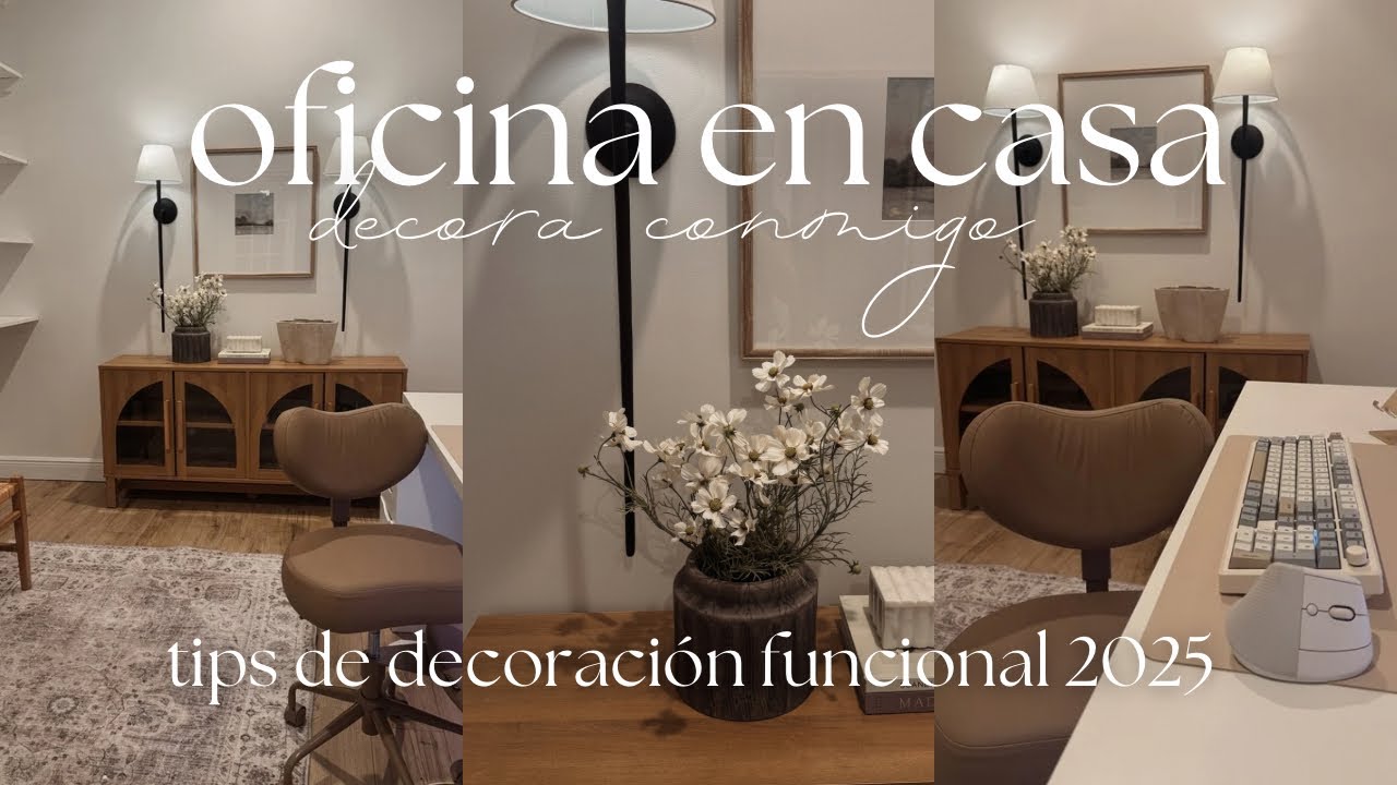 TRANSFORMACION DE MI OFICINA EN CASA 2025 | IDEAS DE DECORACION ACOGEDORAS Y FUNCIONALES 2025