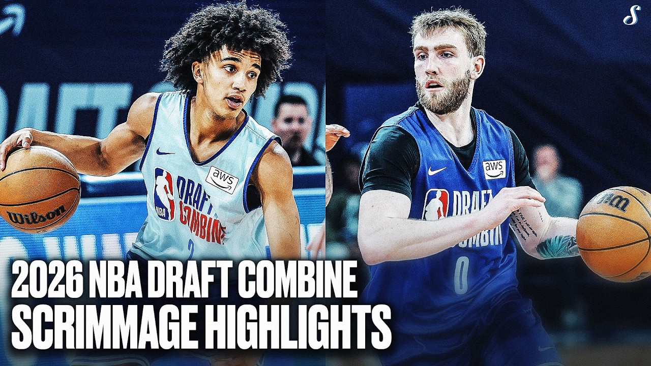 Лучшие моменты двусторонних игр NBA Draft Combine 2026 (дни 1 и 2)