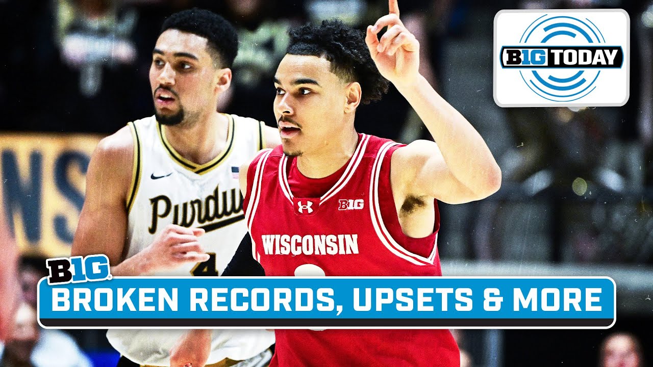 Tom Izzo Sets Record in B1G Wins, Wisconsin Upsets Purdue; Plus Weekend Wrestling Recap | B1G Today