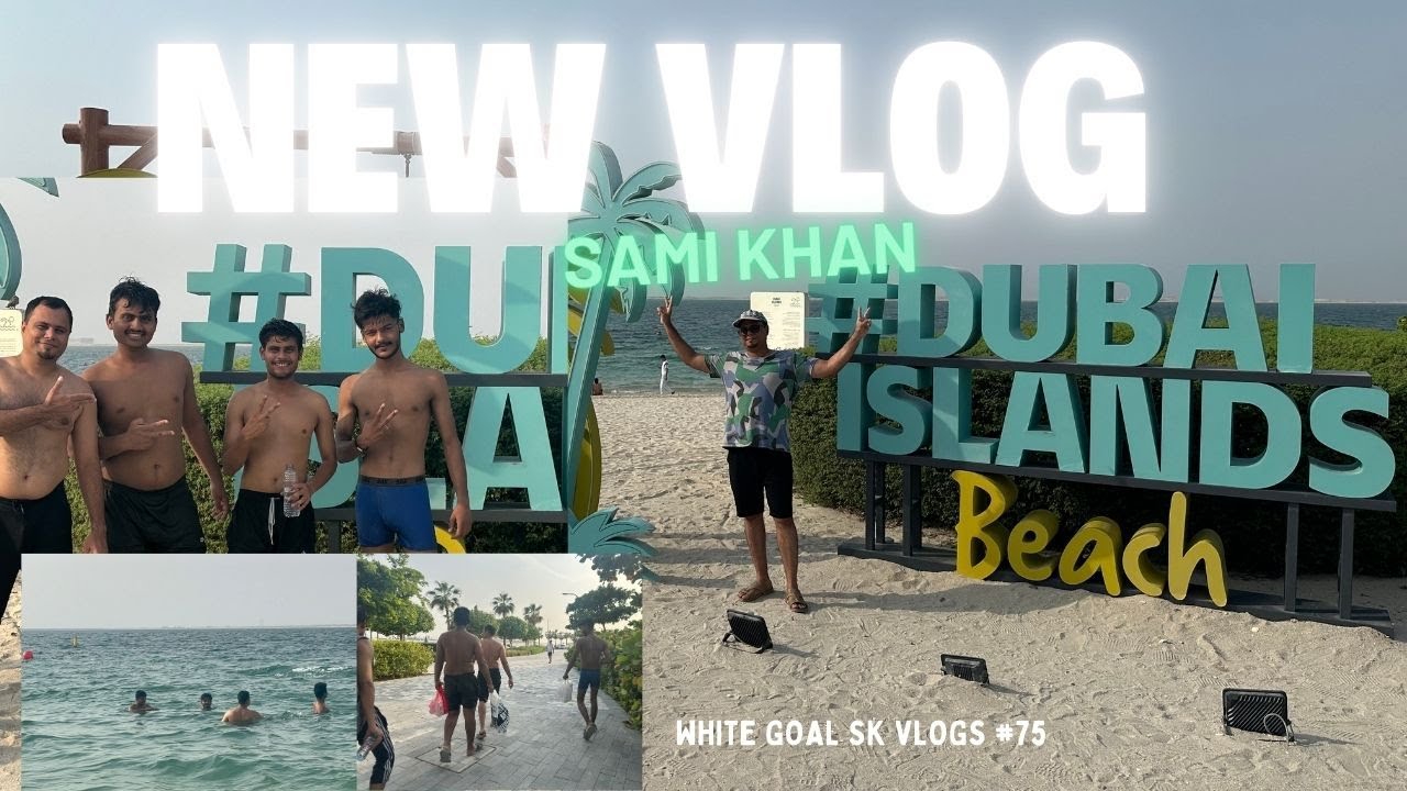 VLOG 75: Exploring Dubai Island 🌴 | Hidden Paradise, Beaches & Luxury Views