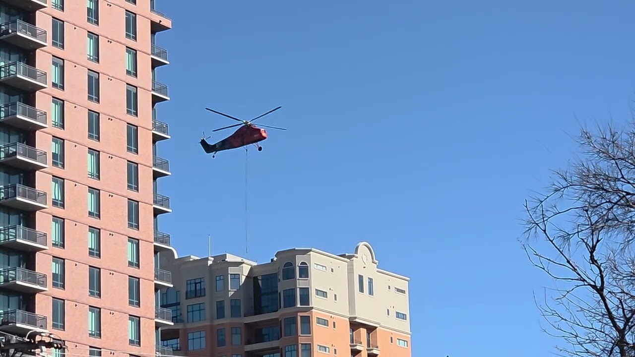 Dallas Construction Helicopter
