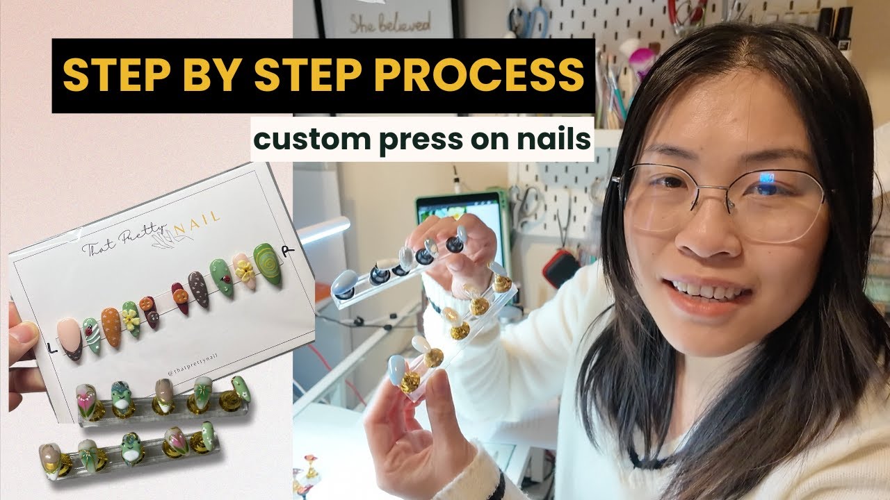 How I Create a Custom Press On Nail Order (Step-by-Step From Start to Finish)