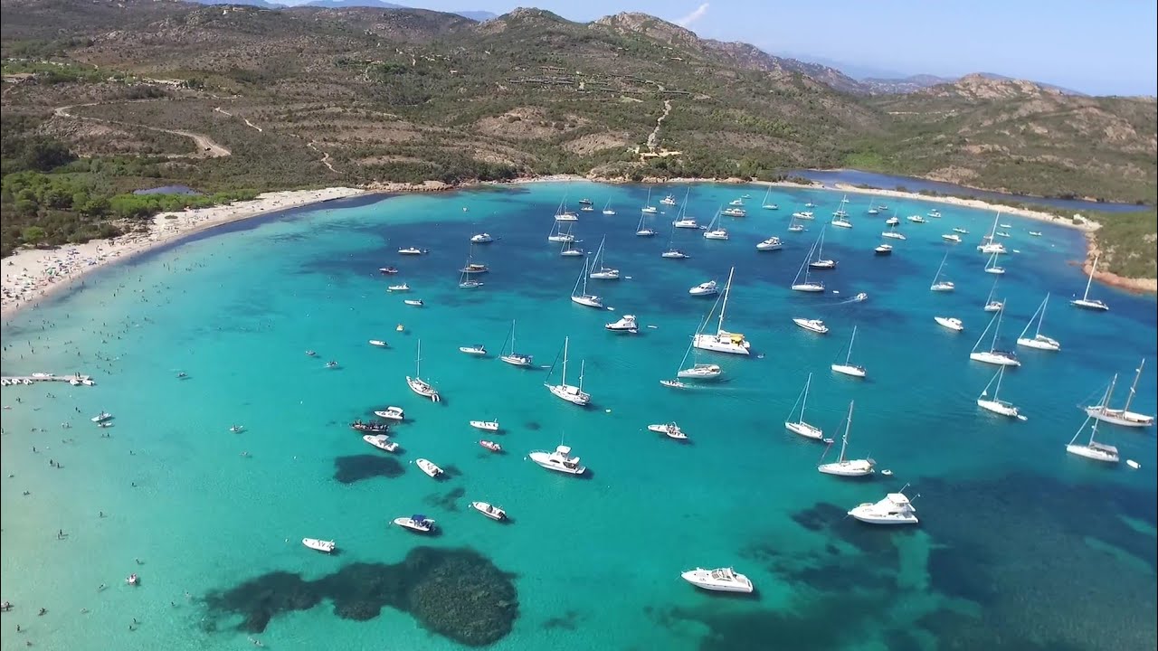 Corsica seen from a drone