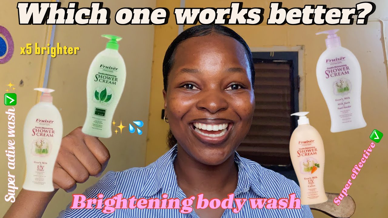 FRUISER *AFFORDABLE* BODY WASH WILL BRIGHTEN YOUR SKIN WITHOUT A BODY LOTION / FRUISER SHOWER CREAM