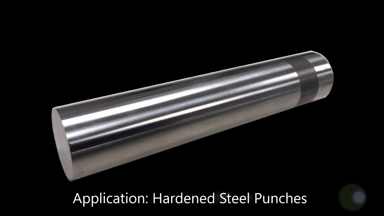 DD7 Double Disc (10” Wheel) Grinding Hardened Steel Punches | Glebar Company