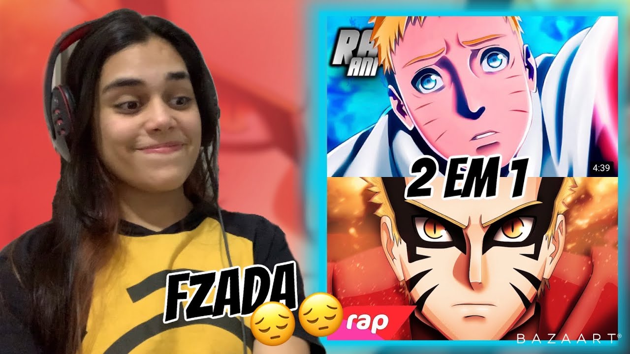 REACT | ♪ Desabafo Naruto | AniRap & EU SACRIFICO MINHA VIDA! - Naruto BARYON MODE 🦊 | Meckys