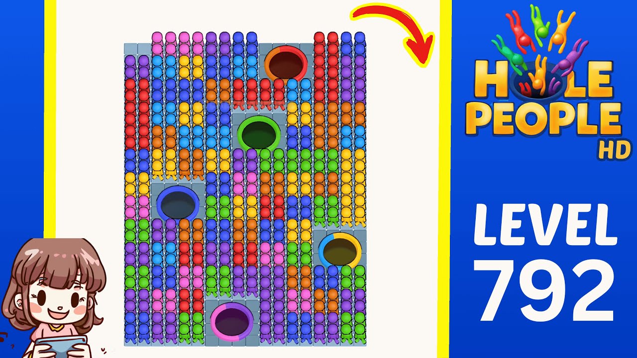 Hole People Level 792 Solution Walkthrough