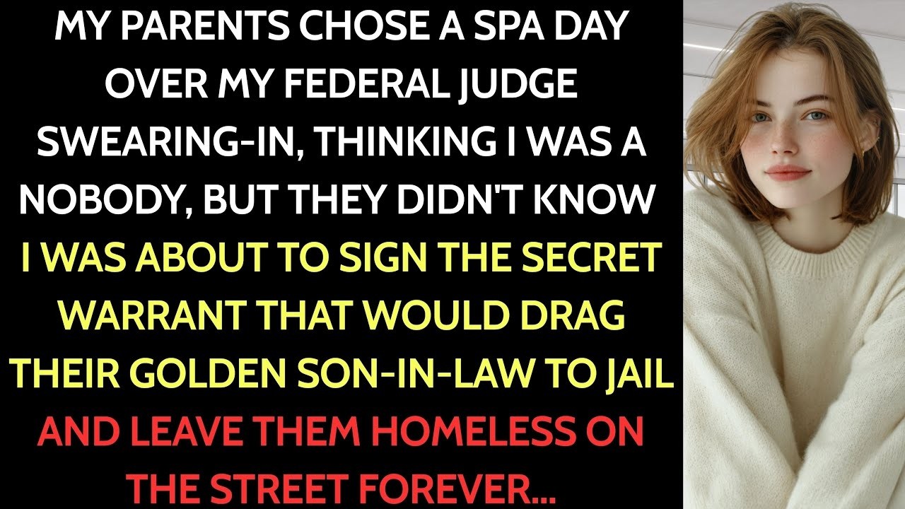 My parents missed my federal judge swearing in — so I went alone… and the calls exploded