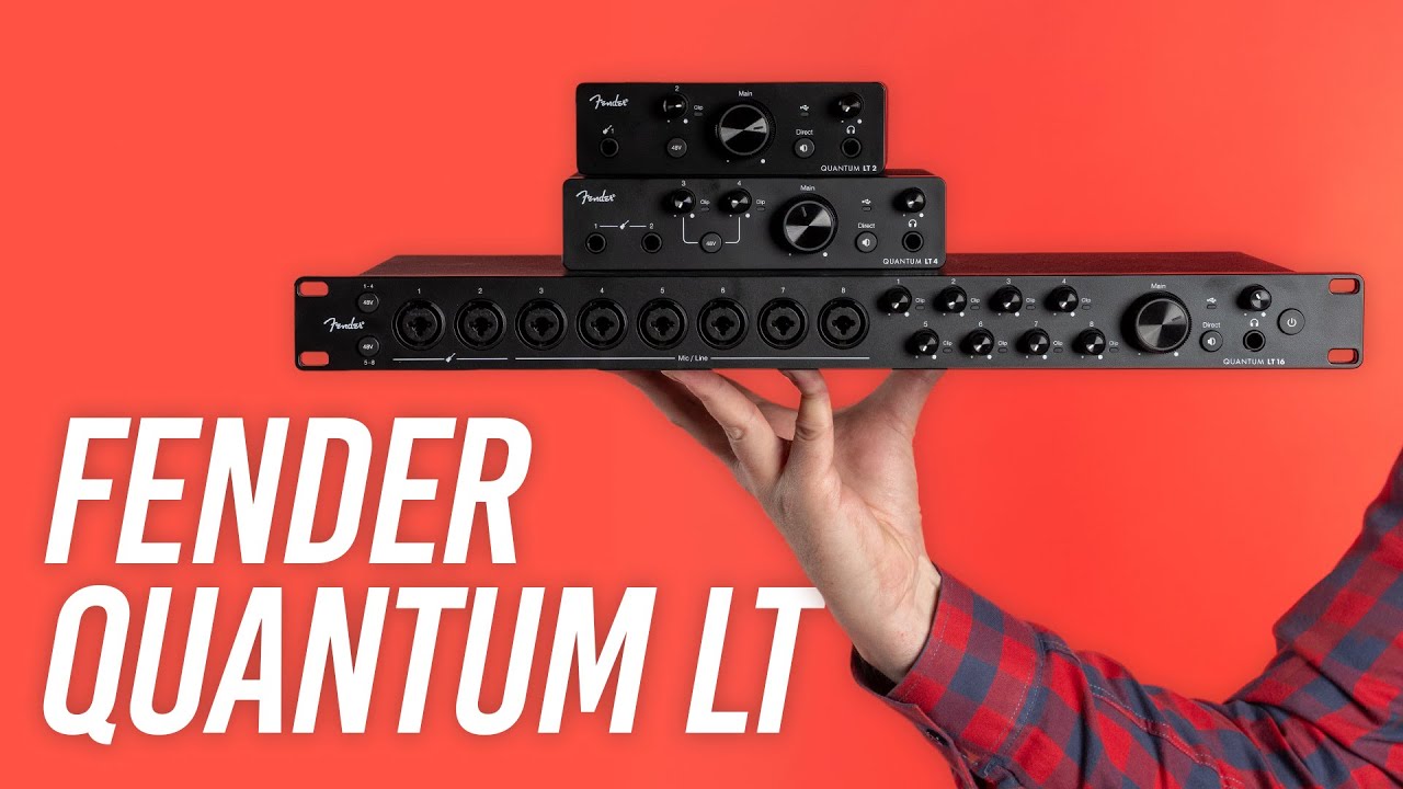 Обзор аудиоинтерфейсов Fender Quantum LT