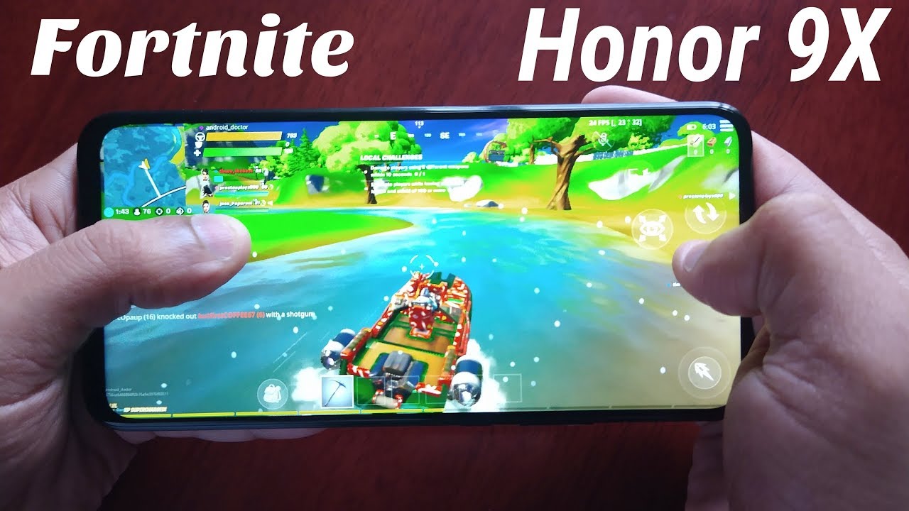 Honor 9X Fortnite Chapter 2| Season 2 Gameplay MAX SETTINGS GPU Turbo 3.0