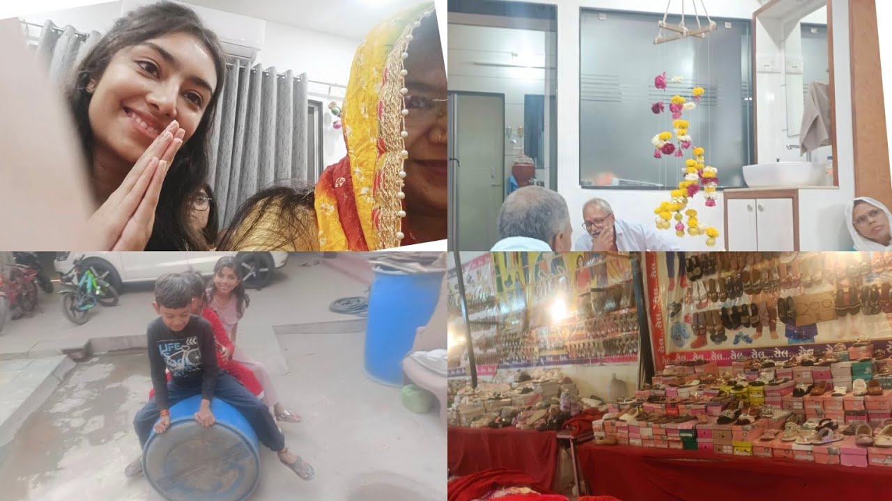Family function and shoping 