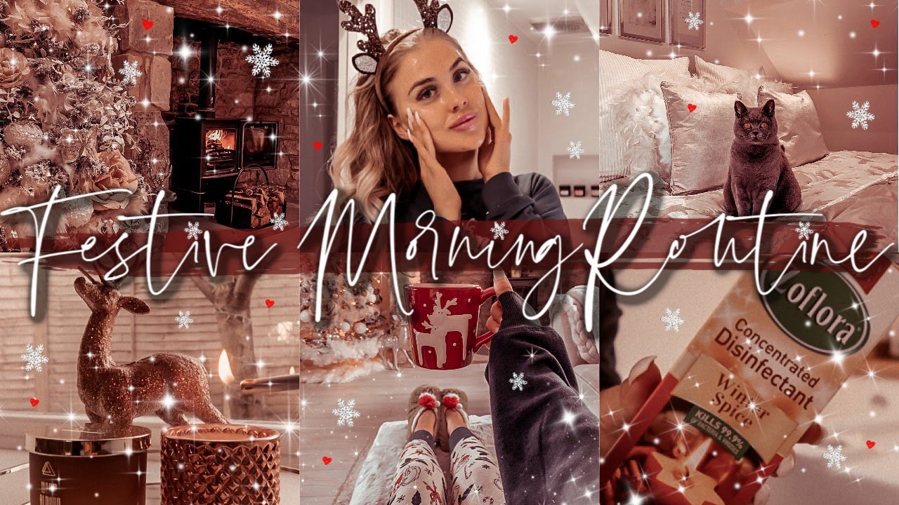 COZY FESTIVE/HOLIDAY MORNING ROUTINE 2019 ✨
