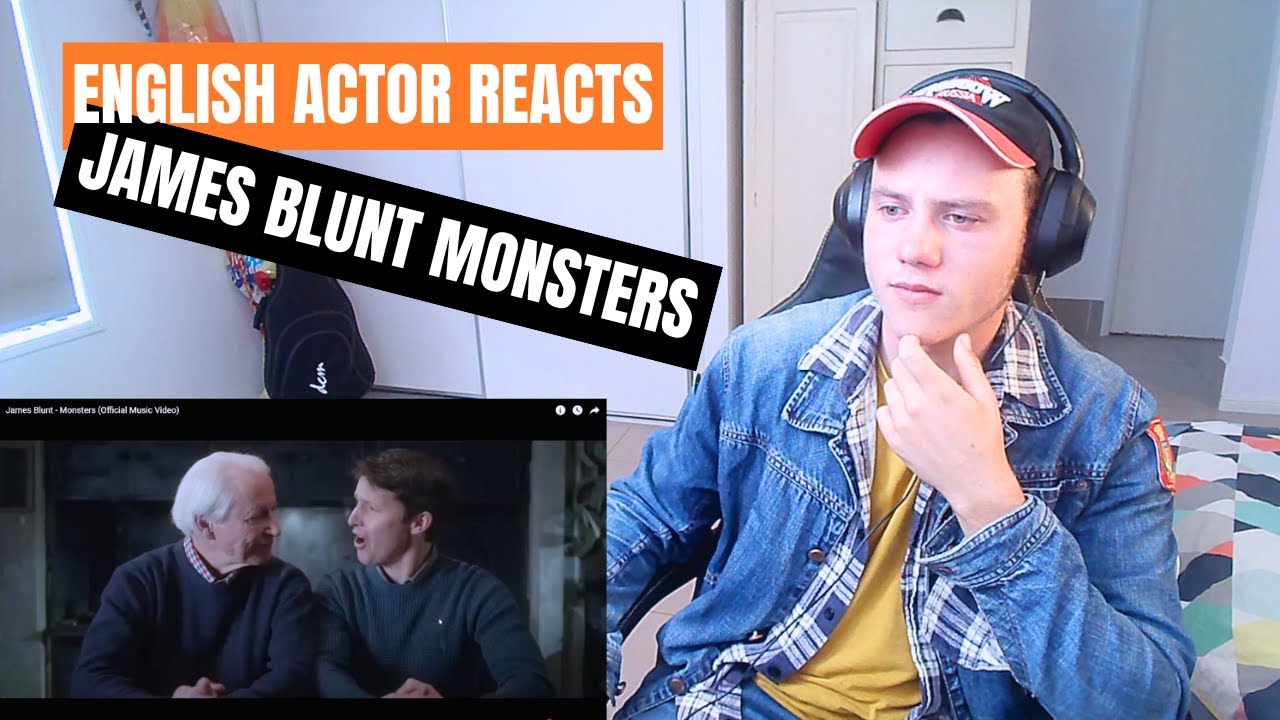 English Actor Reacts to James Blunt – Monsters, Emotional Reaction