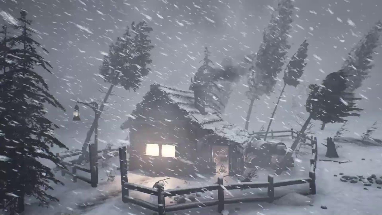 BRUTAL SEVERE WINTER STORM. Snowstorm sounds for sleeping and howling wind | Subzero Blizzard Night