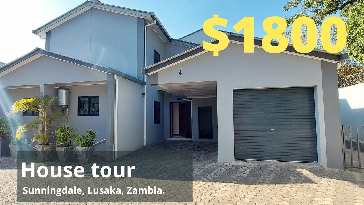 Inside $1800 per month 4bedroom Townhouse for rent in Sunningdale Lusaka 📌