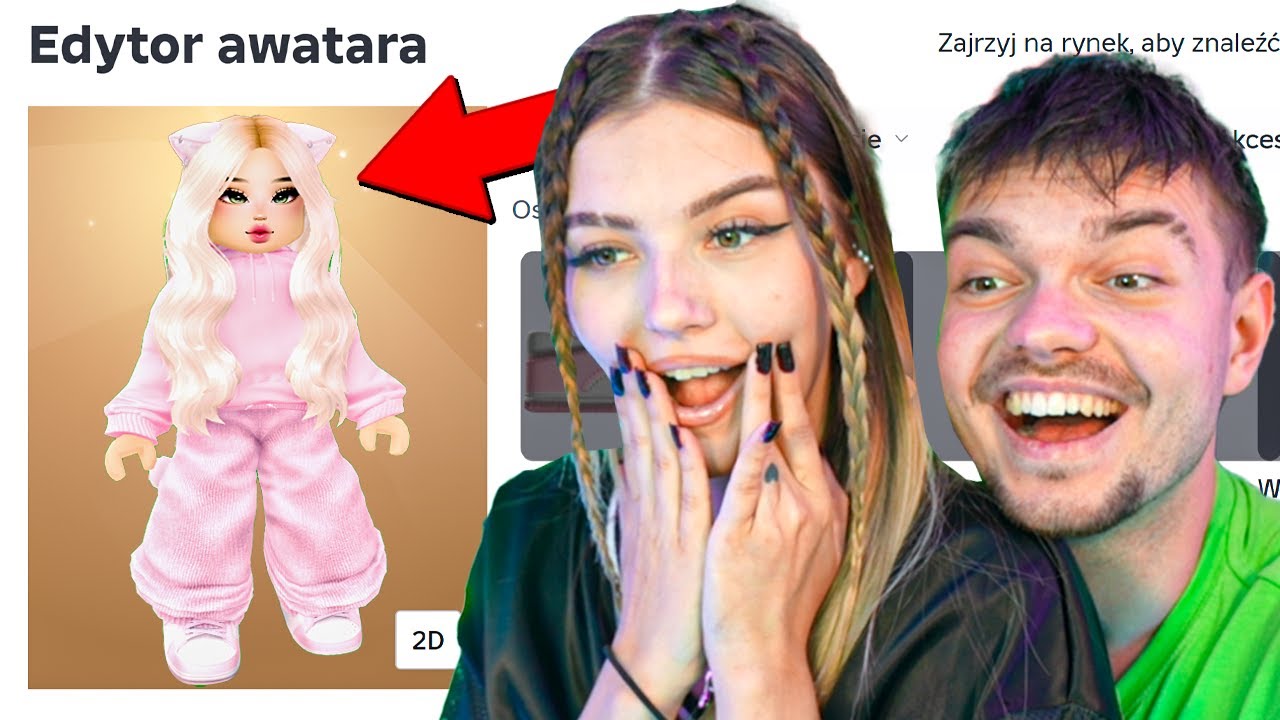 STWORZYŁEM MOJEJ DZIEWCZYNIE KONTO w ROBLOX! *NOWY SKIN*