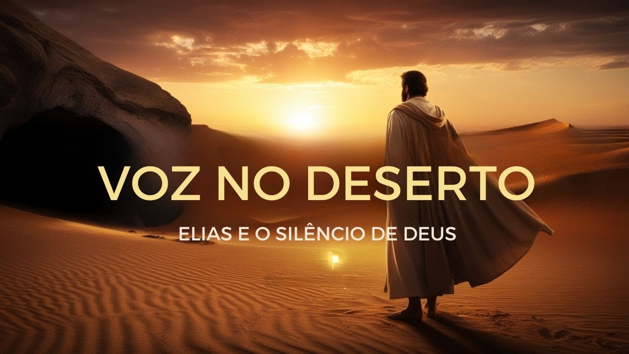 🎙️ Voz no Deserto | Elias e o Silêncio de Deus | Quando Deus Fala no Silêncio – 1 Reis 19