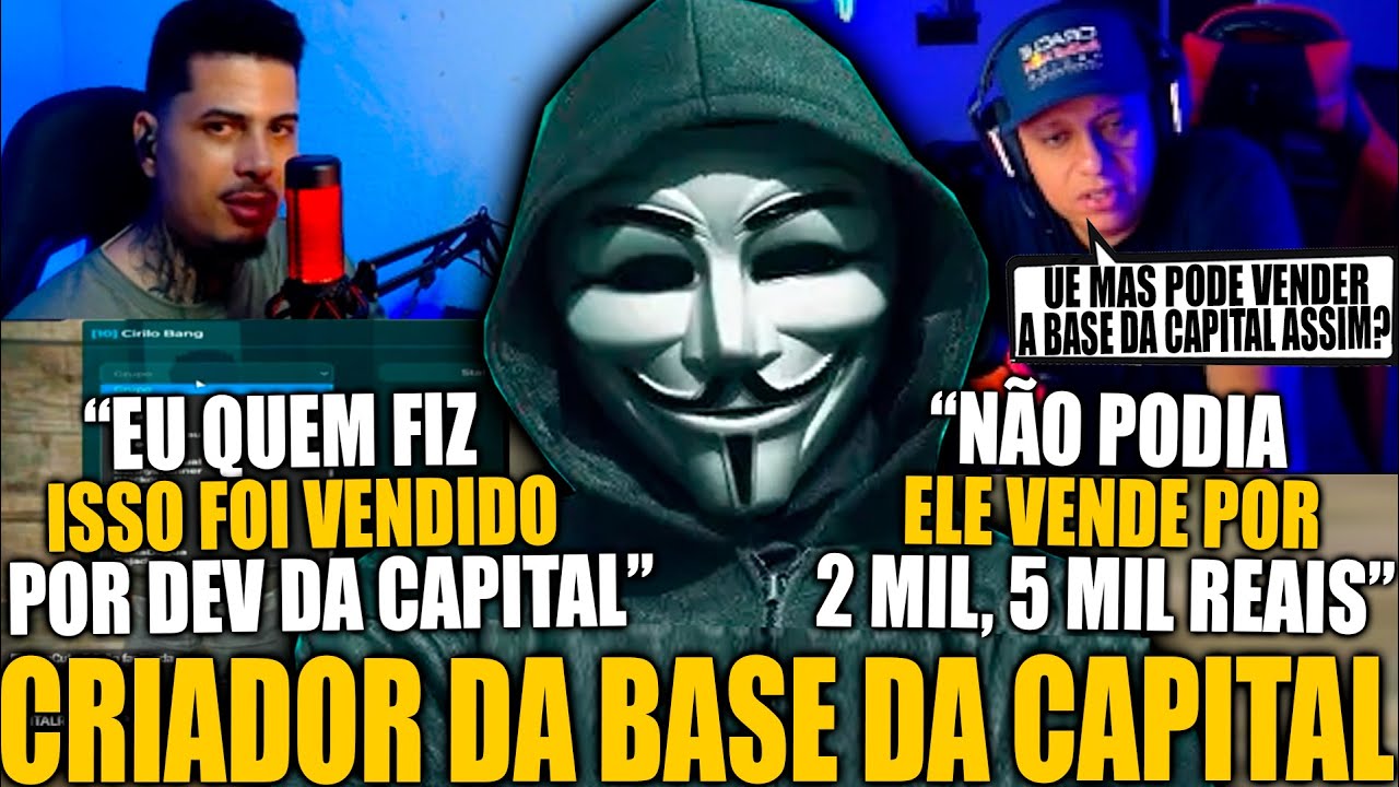 URGENTE!😱CRIADOR DA BASE DA CAPITAL APARECE NA LIVE DO DELEGA E EXPÕE SOBRE A CIDADE DO CIRILO!