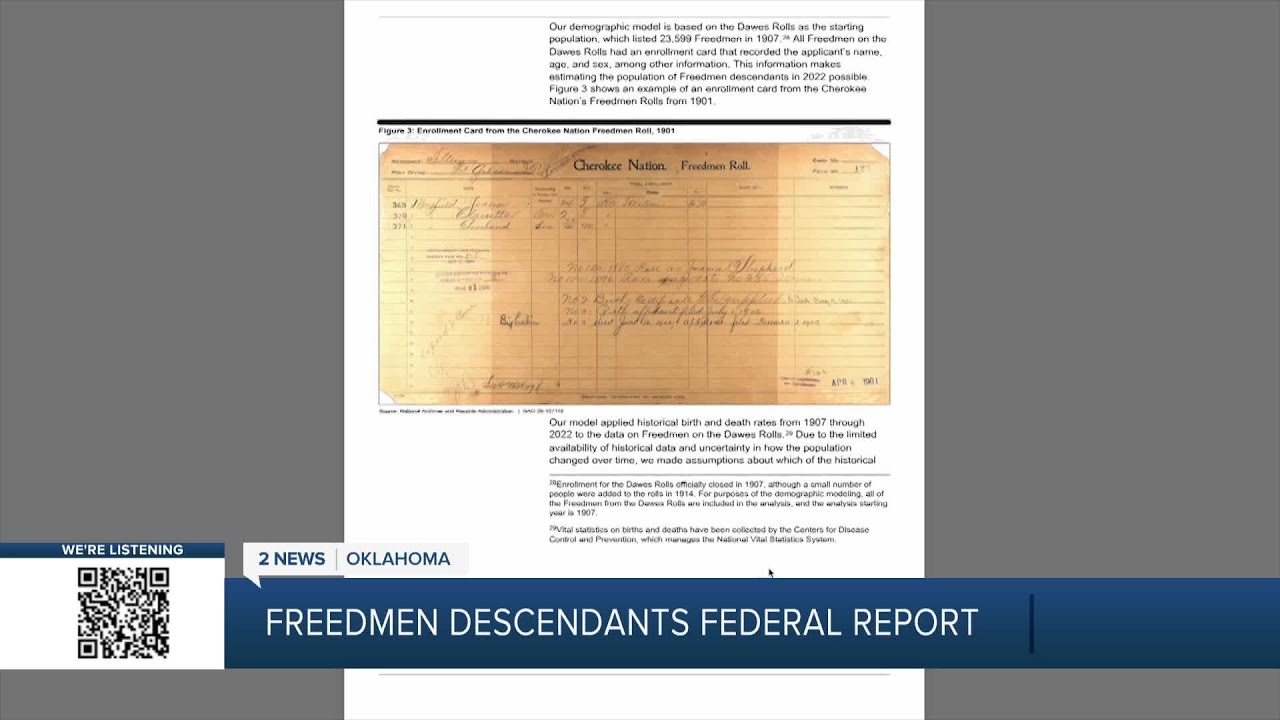 Govt. Accountability report gives insight on Freedmen status