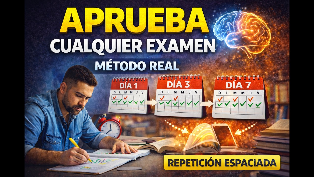 Cómo prepararte para cualquier  examen (método que funciona de verdad)