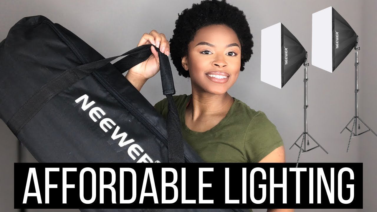 NEEWER SOFTBOX | BEST LIGHTING FOR YOUTUBE VIDEOS | UNBOXING