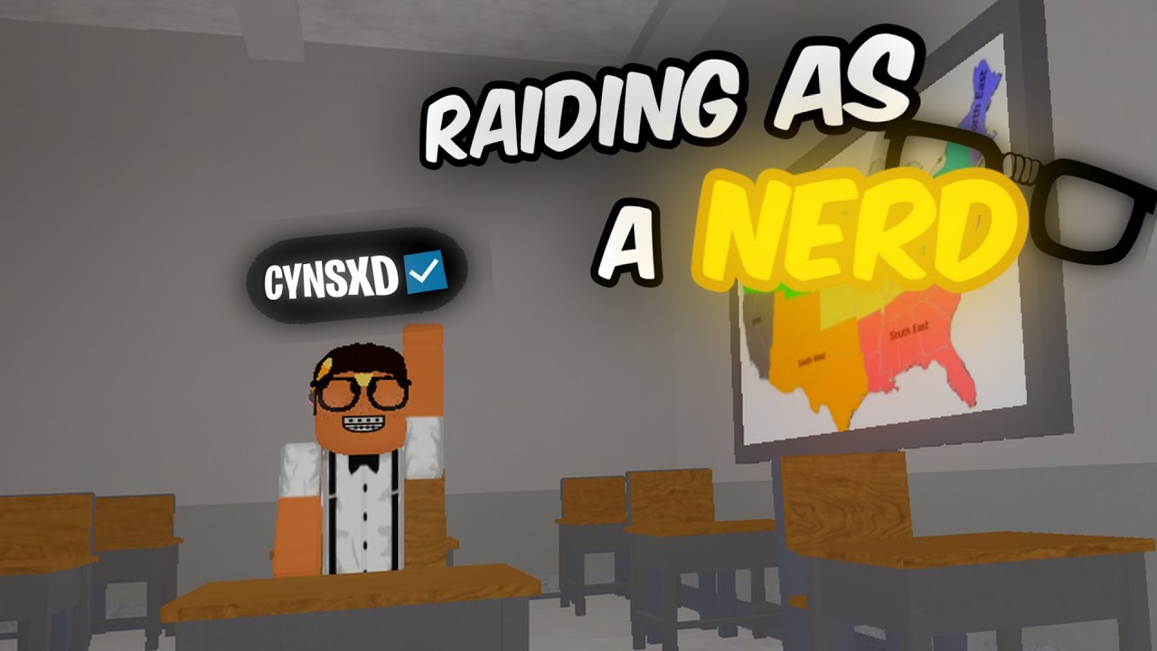 Raiding In Da Hood As A Nerd! (Fighting MODS)