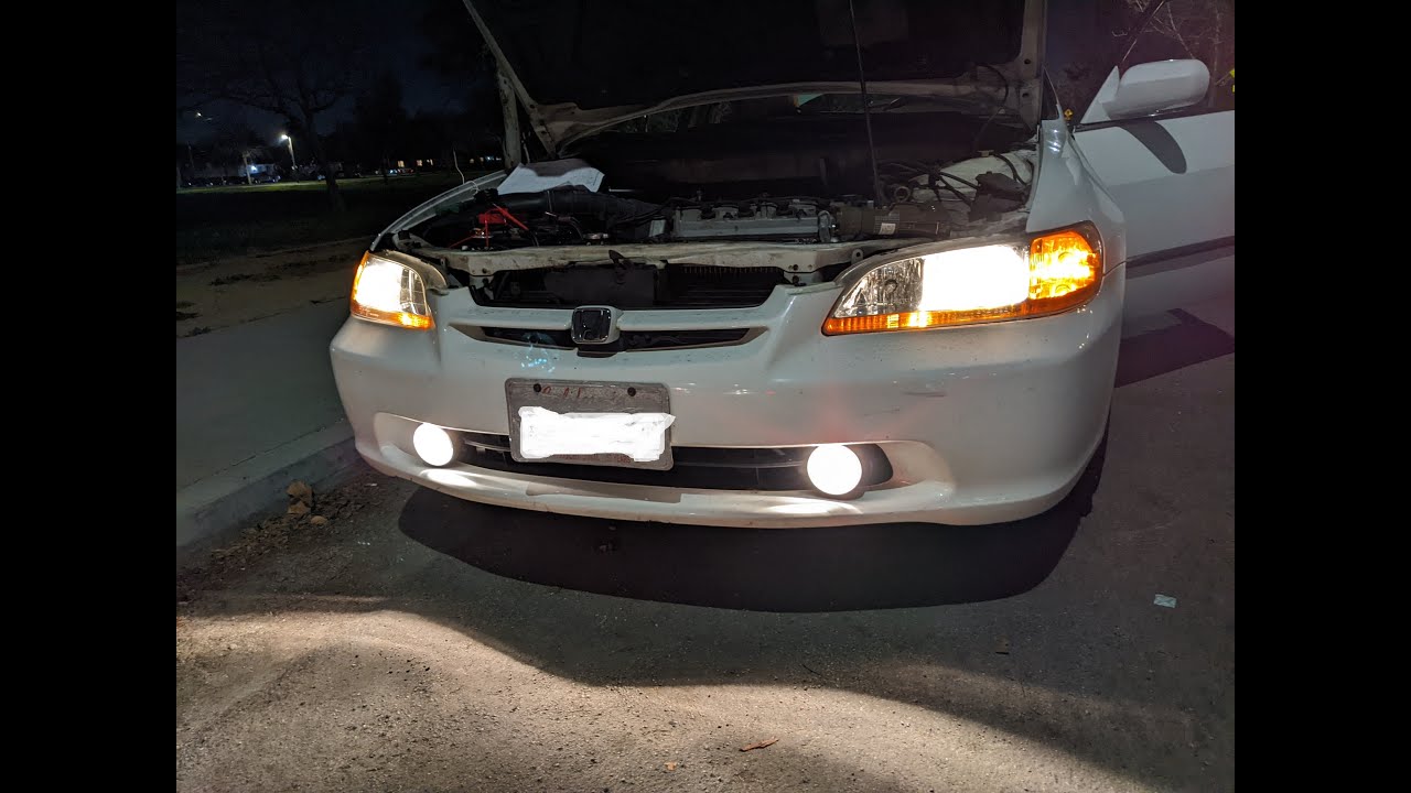 1998 Honda Accord Fog Lights Installation