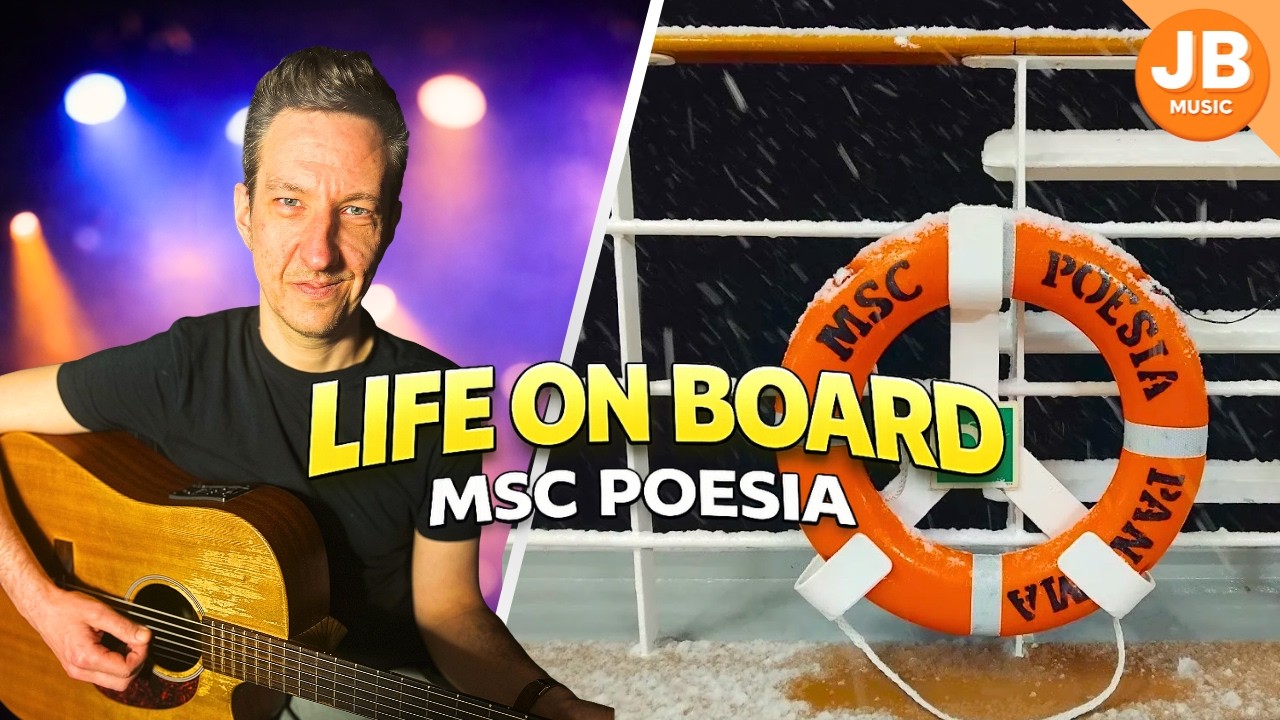 I Spent Christmas at Sea on a Cruise Ship | MSC Poesia Musician Life