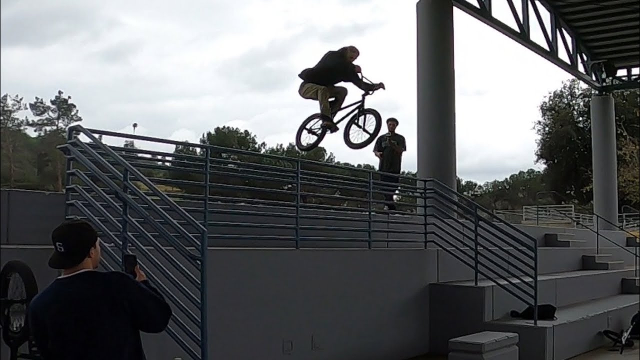 Bmx riding in the streets of Escondido 
